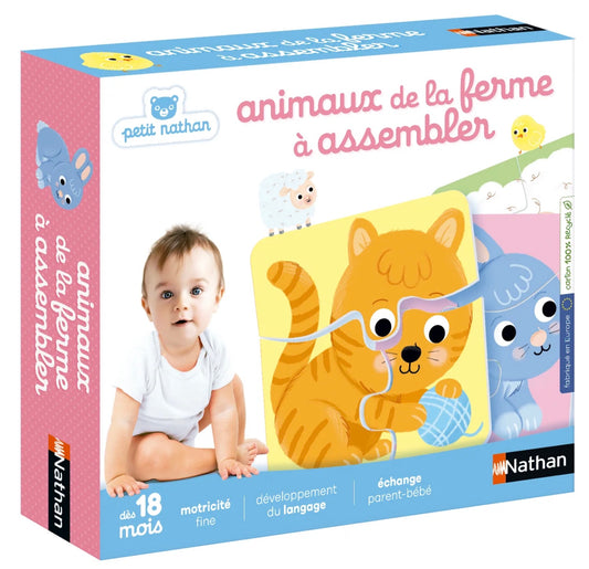 MES 4 ANIMAUX DE LA FERME À ASSEMBLER