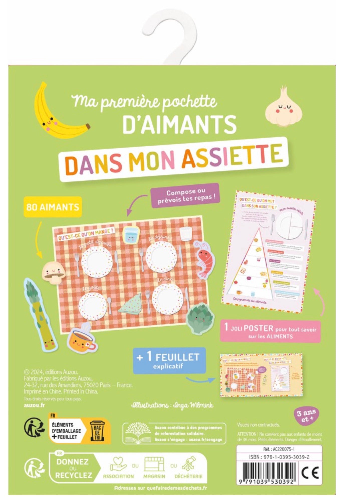 MA POCHETTE D'AIMANTS - DANS MON ASSIETTE