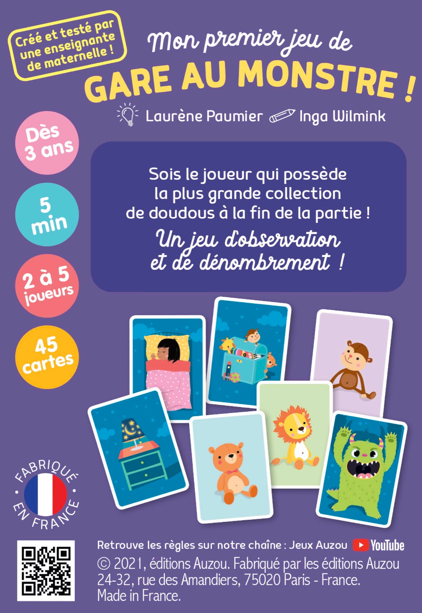 JEUX DE CARTES - MON PREMIER JEU DE GARE AU MONSTRE !