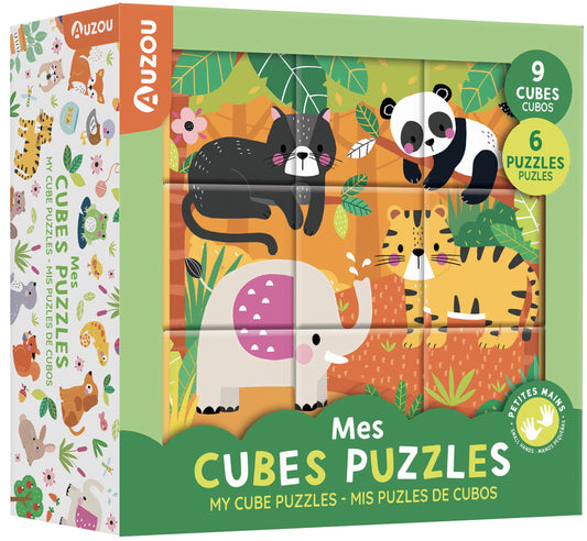 MES CUBES PUZZLES - ANIMAUX MIGNONS