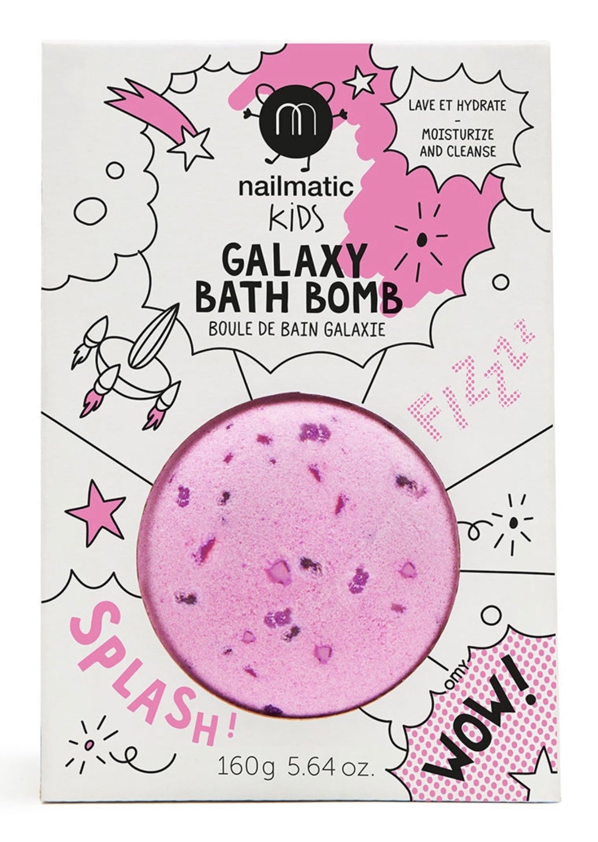 BOULE DE BAIN EFFERVESCENTE - GALAXIE ROSE