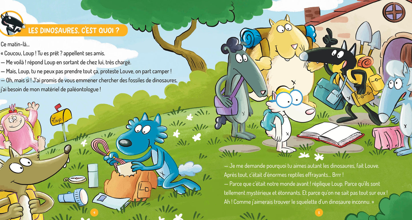 LES QUESTIONS DE LOUP - LES DINOSAURES