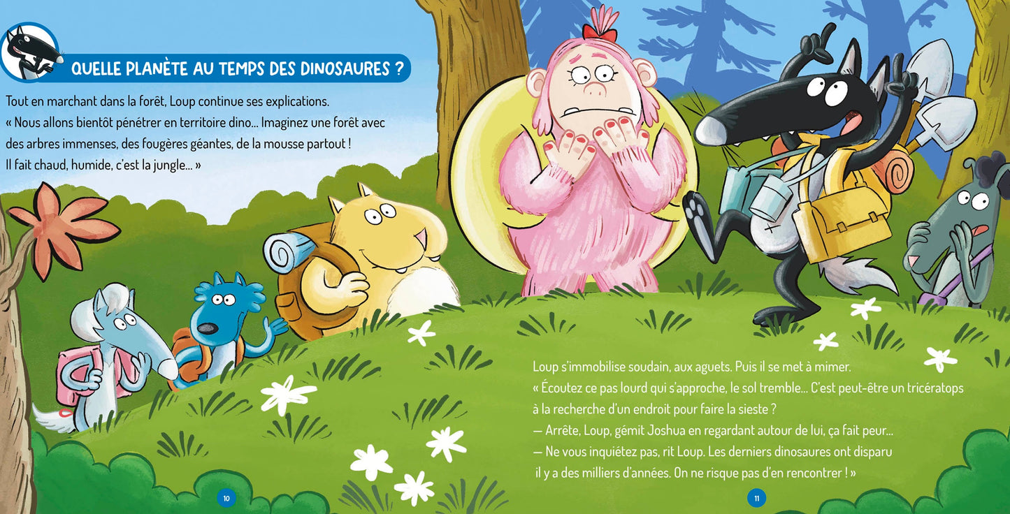 LES QUESTIONS DE LOUP - LES DINOSAURES