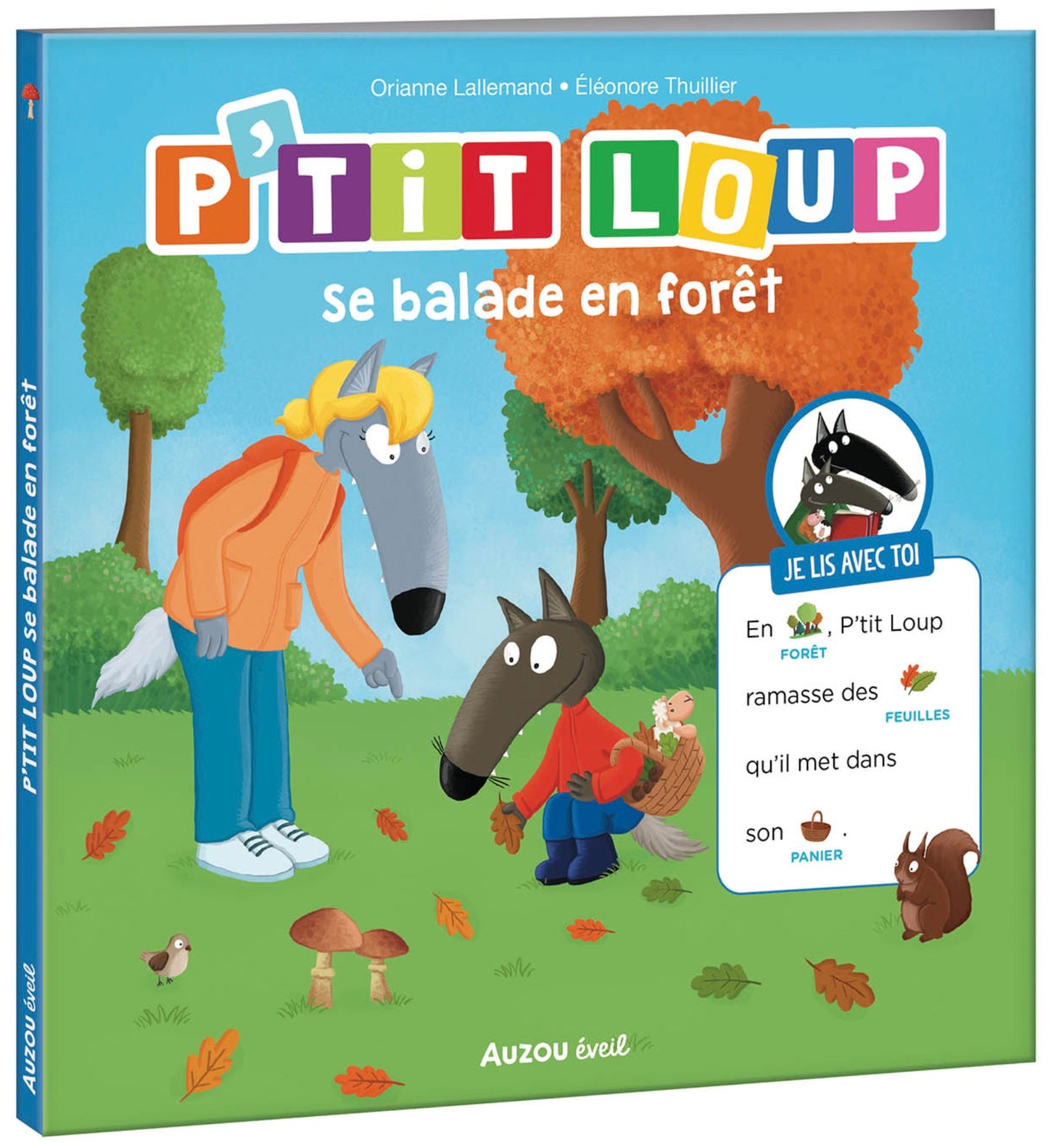 P'TIT LOUP SE BALADE EN FORÊT