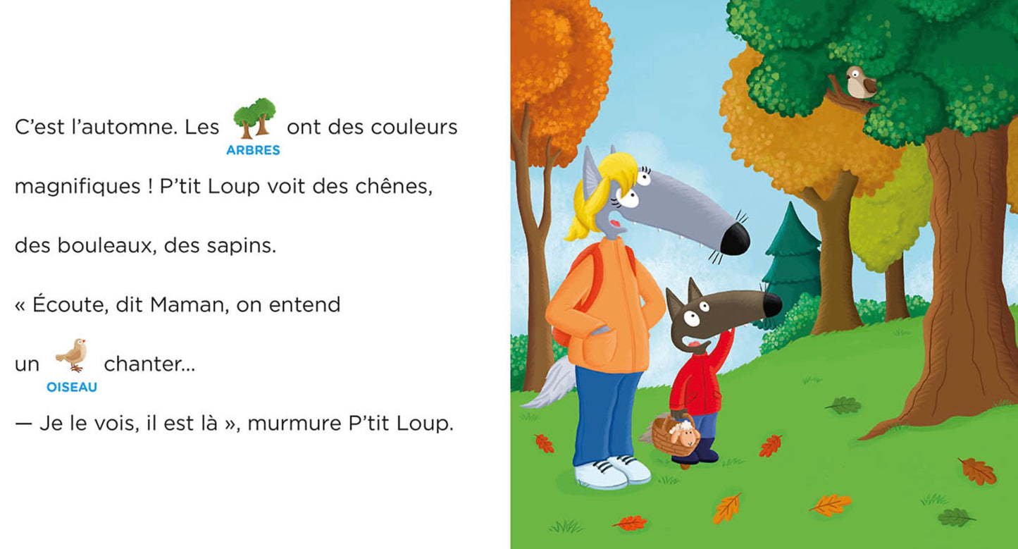 P'TIT LOUP SE BALADE EN FORÊT