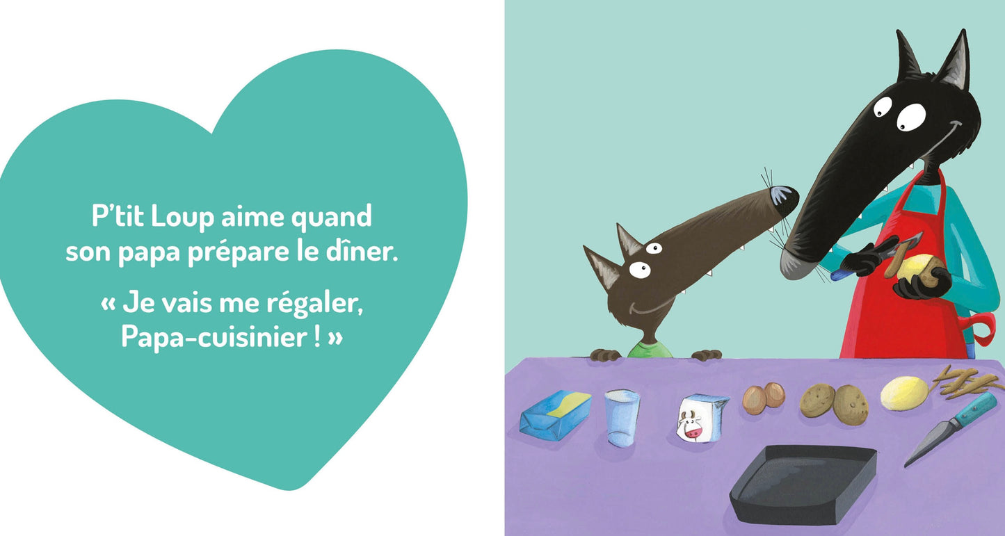 P'TIT LOUP AIME SON PAPA
