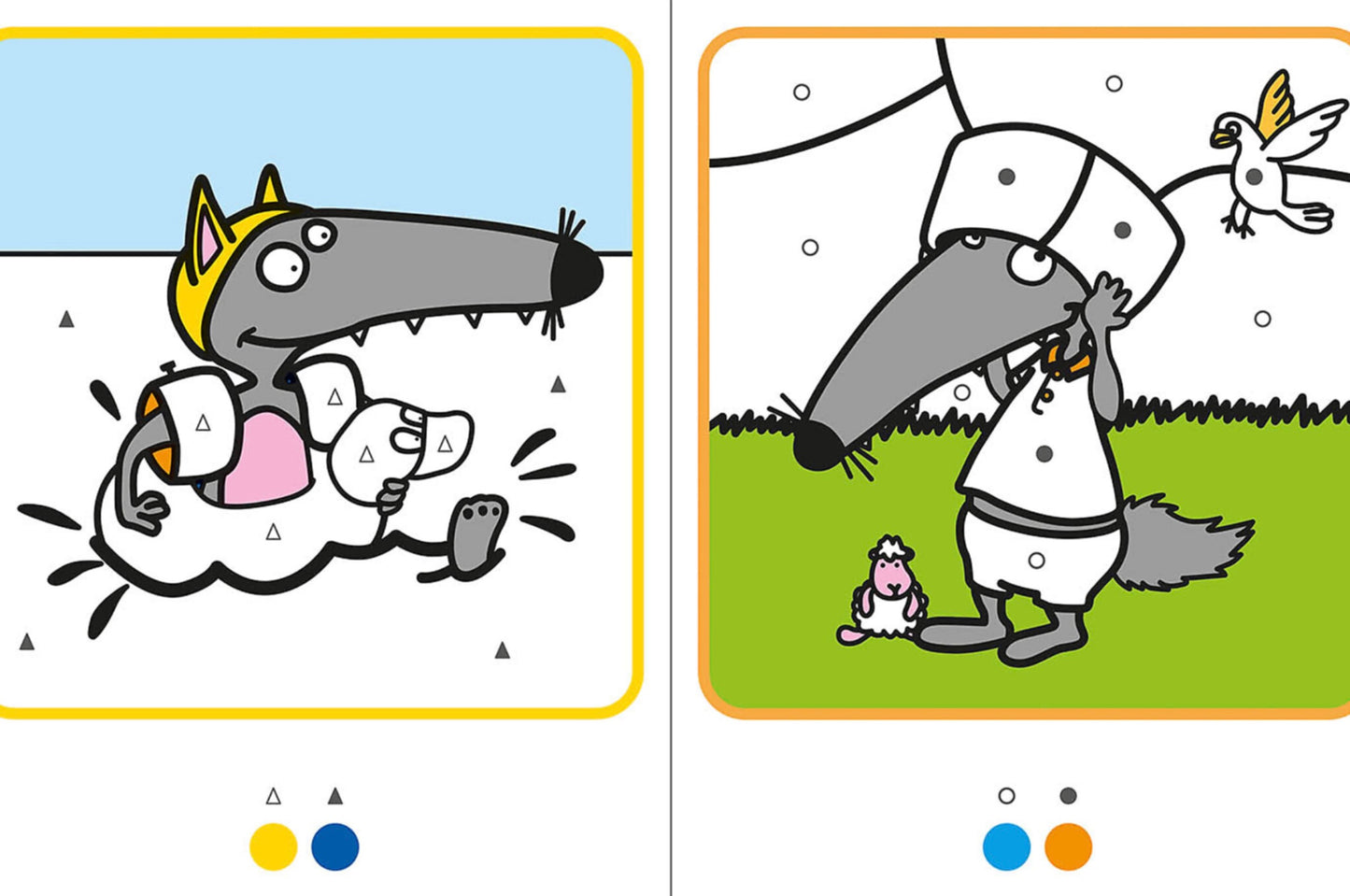 P'TIT LOUP - MES COLORIAGES MAGIQUES - TRACÉS ET FORMES