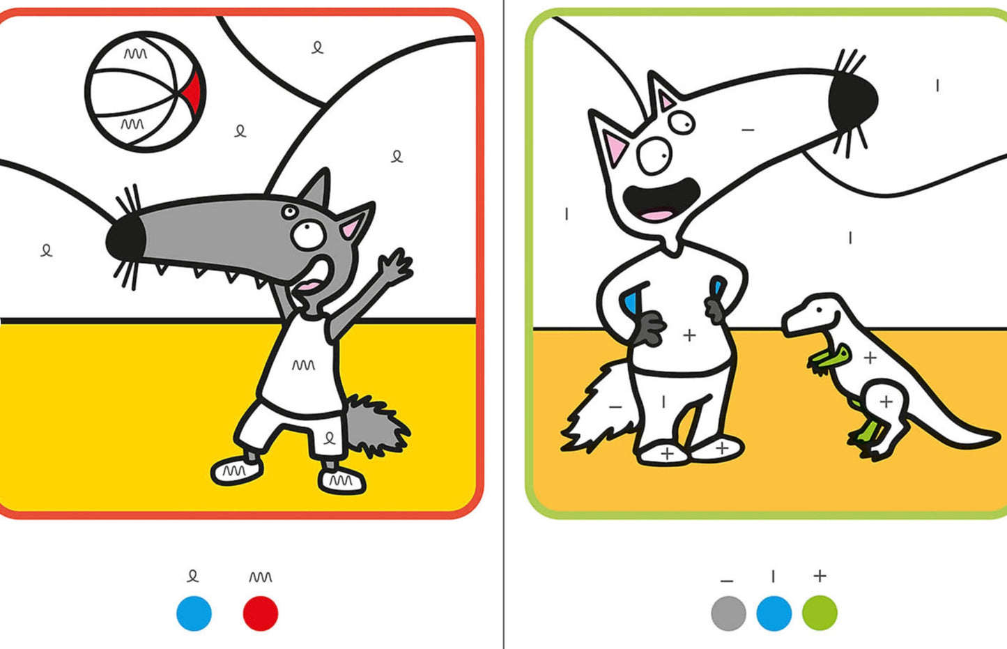 P'TIT LOUP - MES COLORIAGES MAGIQUES - TRACÉS ET FORMES
