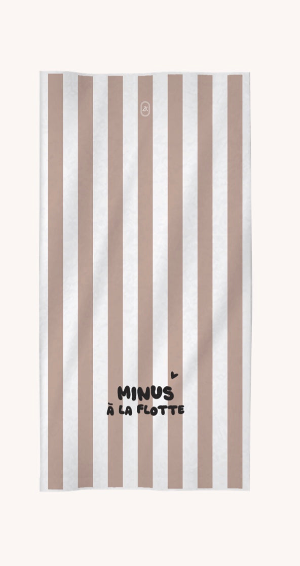 SERVIETTE MINUS À LA FLOTTE - ROSE