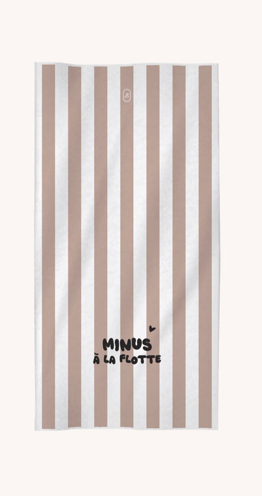 SERVIETTE MINUS À LA FLOTTE - ROSE