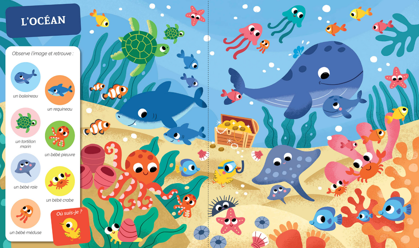 CHERCHE ET TROUVE DES TOUT-PETITS - LES BÉBÉS ANIMAUX