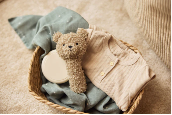 HOCHET TEDDY BEAR - OLIVE GREEN