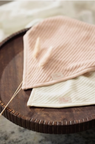 BAVOIRS BANDANA - VELVET WILD ROSE/IVORY (2 unités)