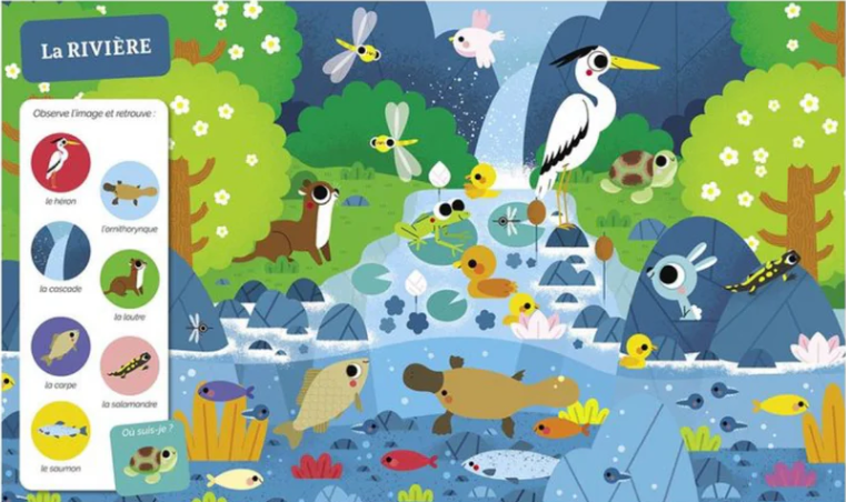 CHERCHE ET TROUVE DES TOUT-PETITS - TOUS A L'EAU