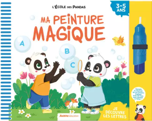 L'ECOLE DES PANDAS - MA PEINTURE MAGIQUE - LES LETTRES