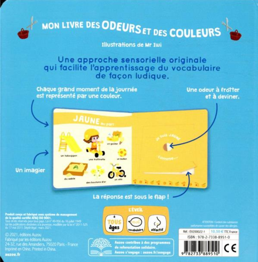MON LIVRE DES ODEURS - MA JOURNÉE