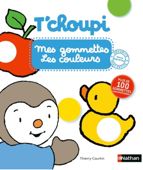 T'CHOUPI MES GOMMETTES - LES COULEURS