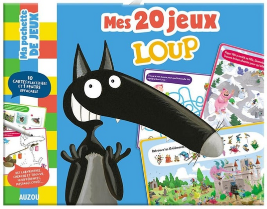MA POCHETTE DE JEUX - MES 20 JEUX LOUP