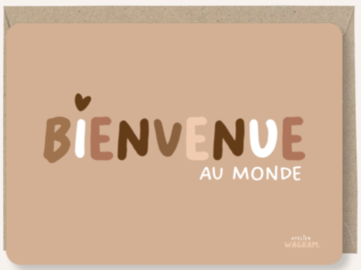 CARTE POSTALE - BIENVENUE