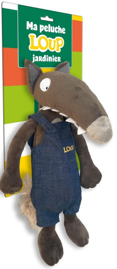 MA PELUCHE LOUP JARDINIER