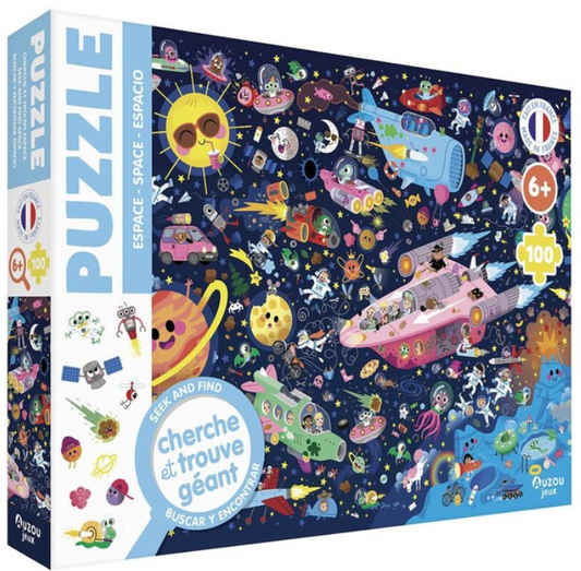 PUZZLE CHERCHE ET TROUVE DANS L'ESPACE