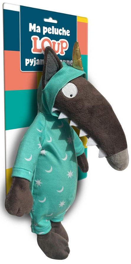 MA PELUCHE LOUP PYJAMA LICORNE