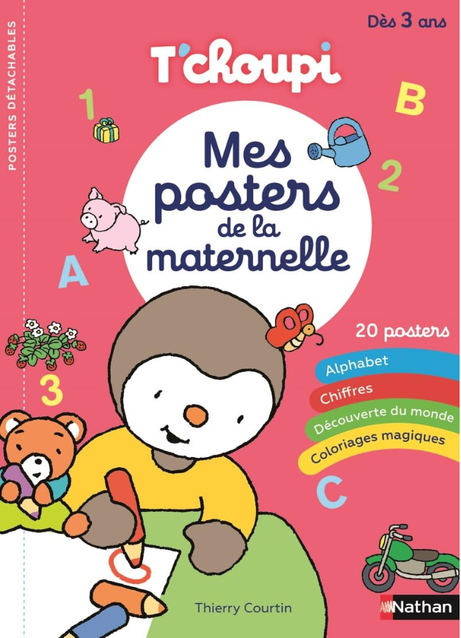 T'CHOUPI - MES POSTERS DE LA MATERNELLE