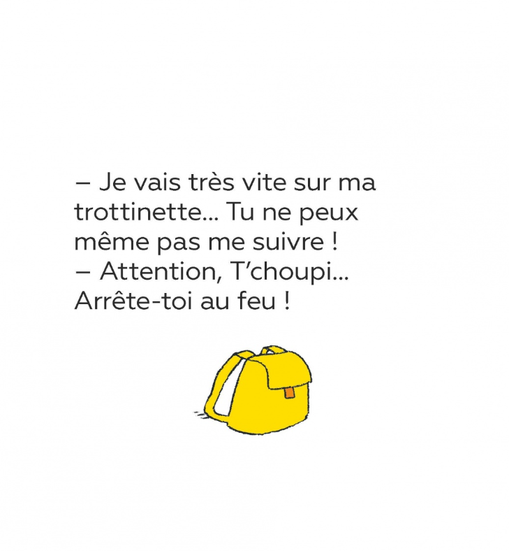 T'CHOUPI FAIT DE LA TROTTINETTE