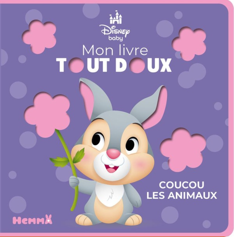 MON LIVRE TOUT DOUX - DISNEY BABY - COUCOU LES ANIMAUX
