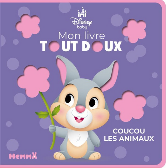 MON LIVRE TOUT DOUX - DISNEY BABY - COUCOU LES ANIMAUX