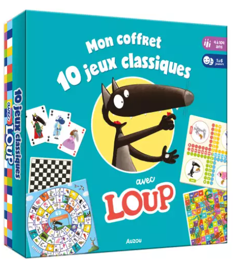 MON COFFRET 10 JEUX CLASSIQUES AVEC LOUP
