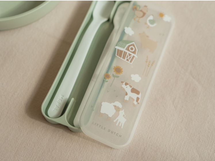 SET DE CUILLÈRES BÉBÉ MIO 2 PCS - LITTLE FARM
