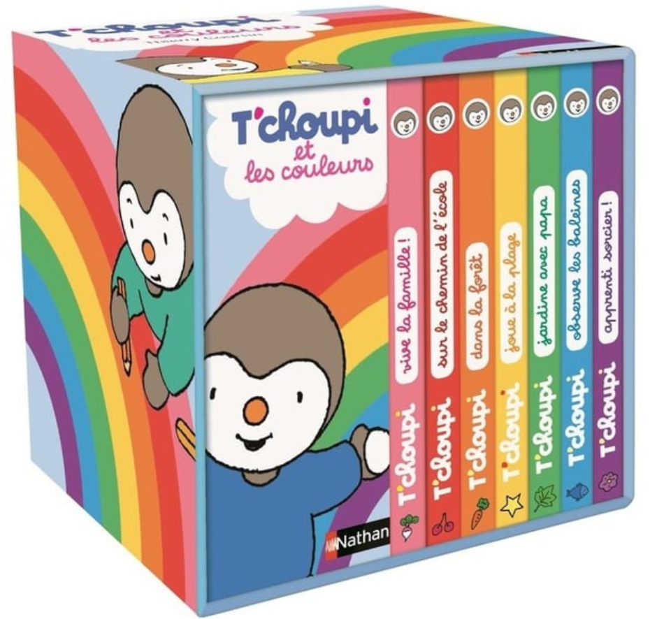 COFFRET T'CHOUPI - LES COULEURS