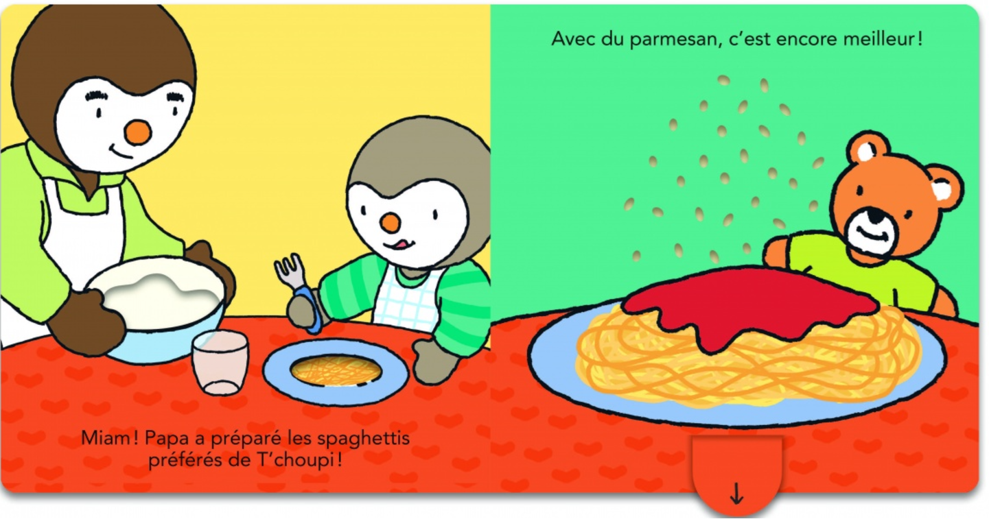 T'CHOUPI MANGE COMME UN GRAND