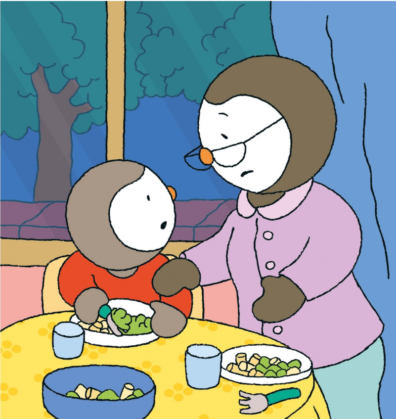 T'CHOUPI MANGE DE TOUT