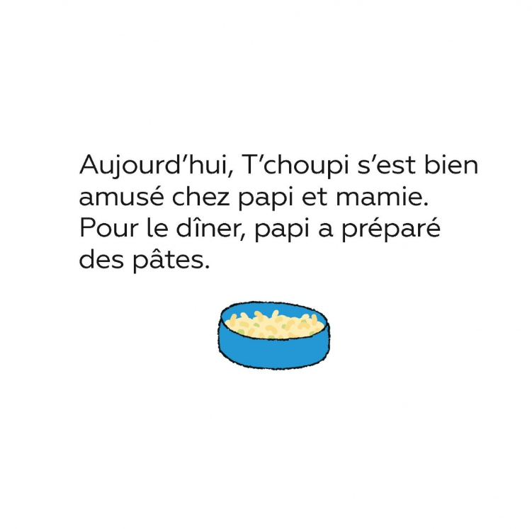 T'CHOUPI MANGE DE TOUT