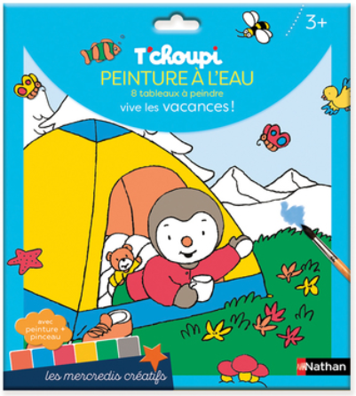 T'CHOUPI - PEINTURE À L'EAU VIVE LES VACANCES
