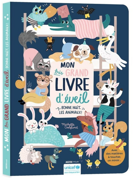MON TRES GRAND LIVRE D'EVEIL - BONNE NUIT LES ANIMAUX