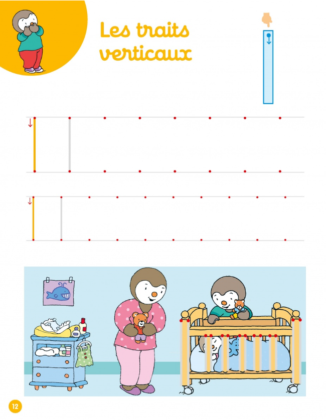 T'CHOUPI - MON CAHIER ARDOISE - LES PREMIERS TRACÉS - DÈS 3 ANS