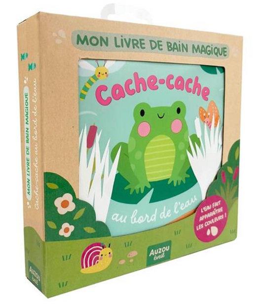 MON LIVRE DE BAIN MAGIQUE - CACHE-CACHE AU BORD DE L'EAU
