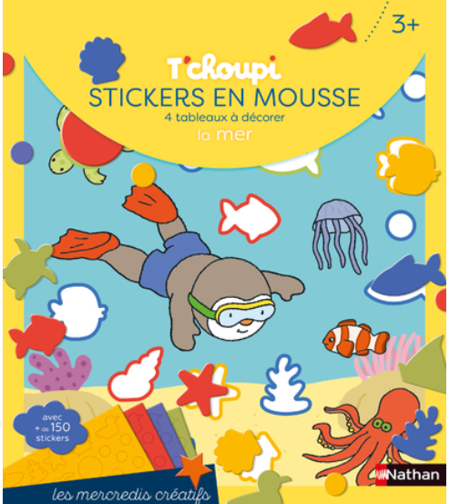 T'CHOUPI - STICKERS EN MOUSSE